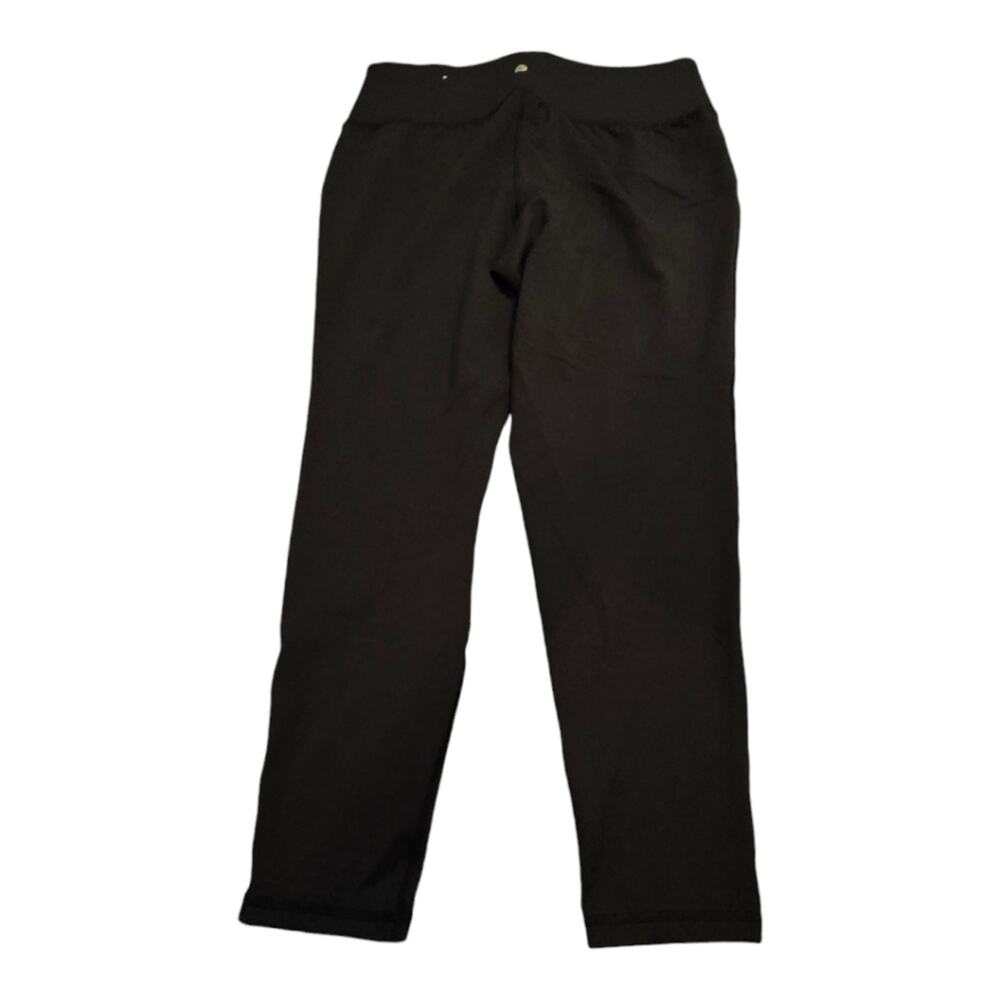 Livi Lane Bryant Black Active Athletic Active Workout Cropped Leggings XL 14 16